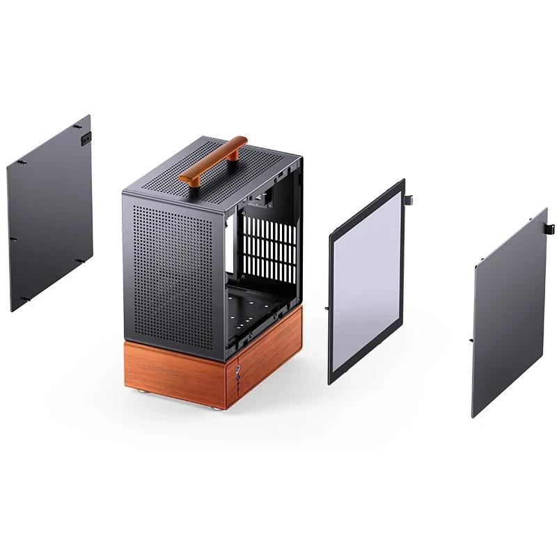 A large main feature product image of Jonsbo T7 25.8L Compact Micro Tower Case (Black)