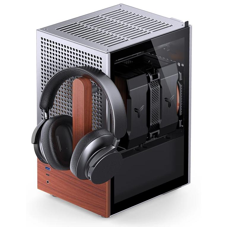 A large main feature product image of Jonsbo T6 SFF 13.6L Mini-ITX Case (Silver)