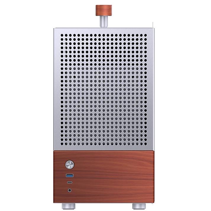 A large main feature product image of Jonsbo T6 SFF 13.6L Mini-ITX Case (Silver)