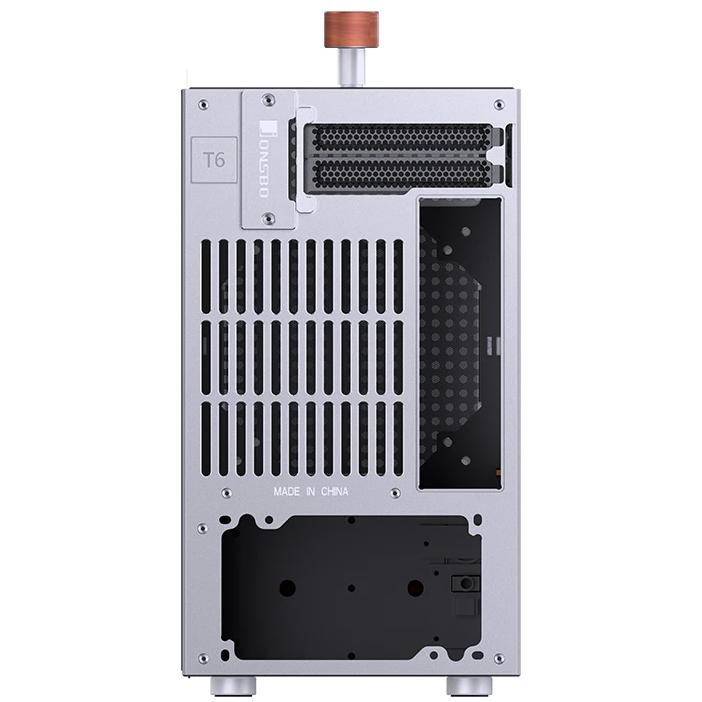 A large main feature product image of Jonsbo T6 SFF 13.6L Mini-ITX Case (Silver)
