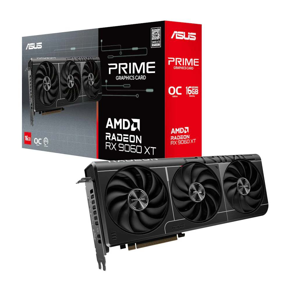 ASUS Radeon RX 9060 XT Prime OC 16GB GDDR6