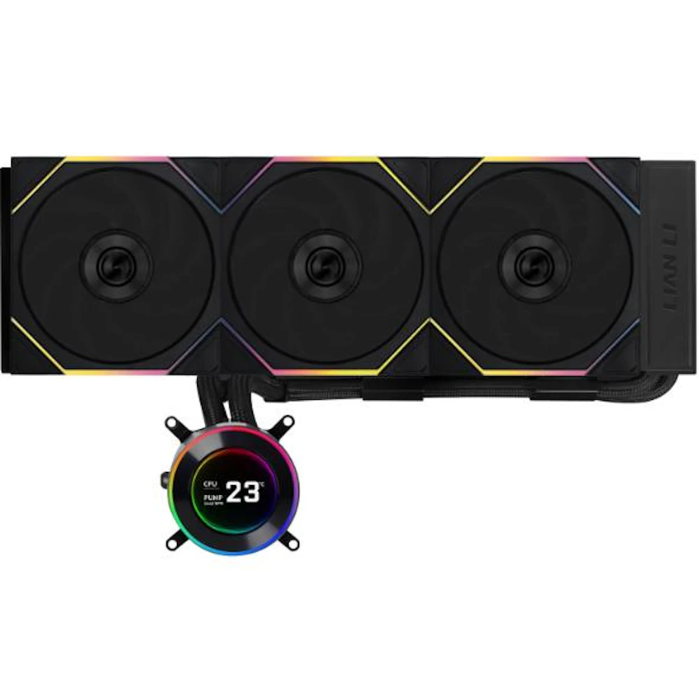 Lian Li Hydroshift II LCD-C 360TL - 360mm AIO Liquid CPU Cooler (Black)
