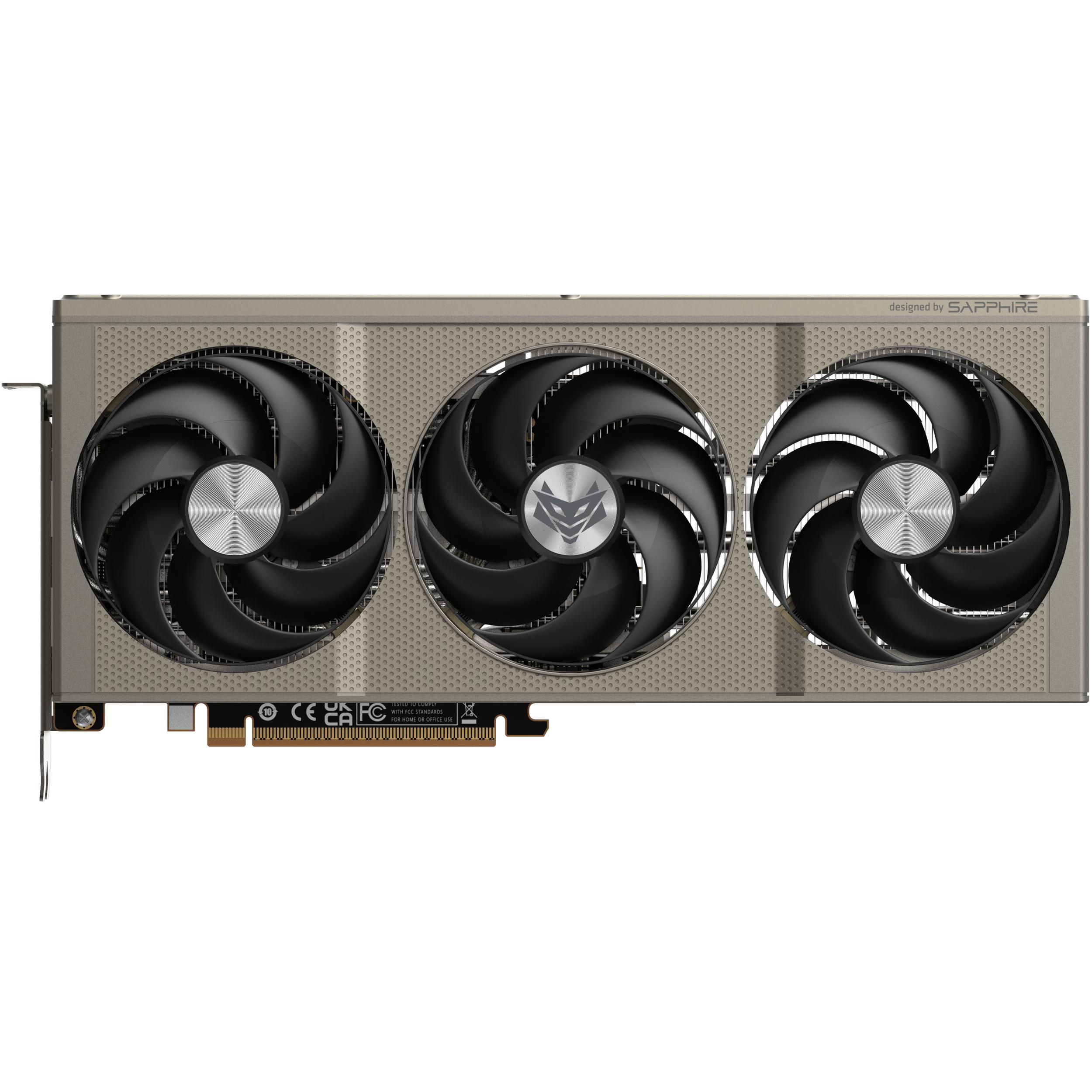 A large main feature product image of SAPPHIRE NITRO+ Radeon RX 9060 XT 16GB GDDR6