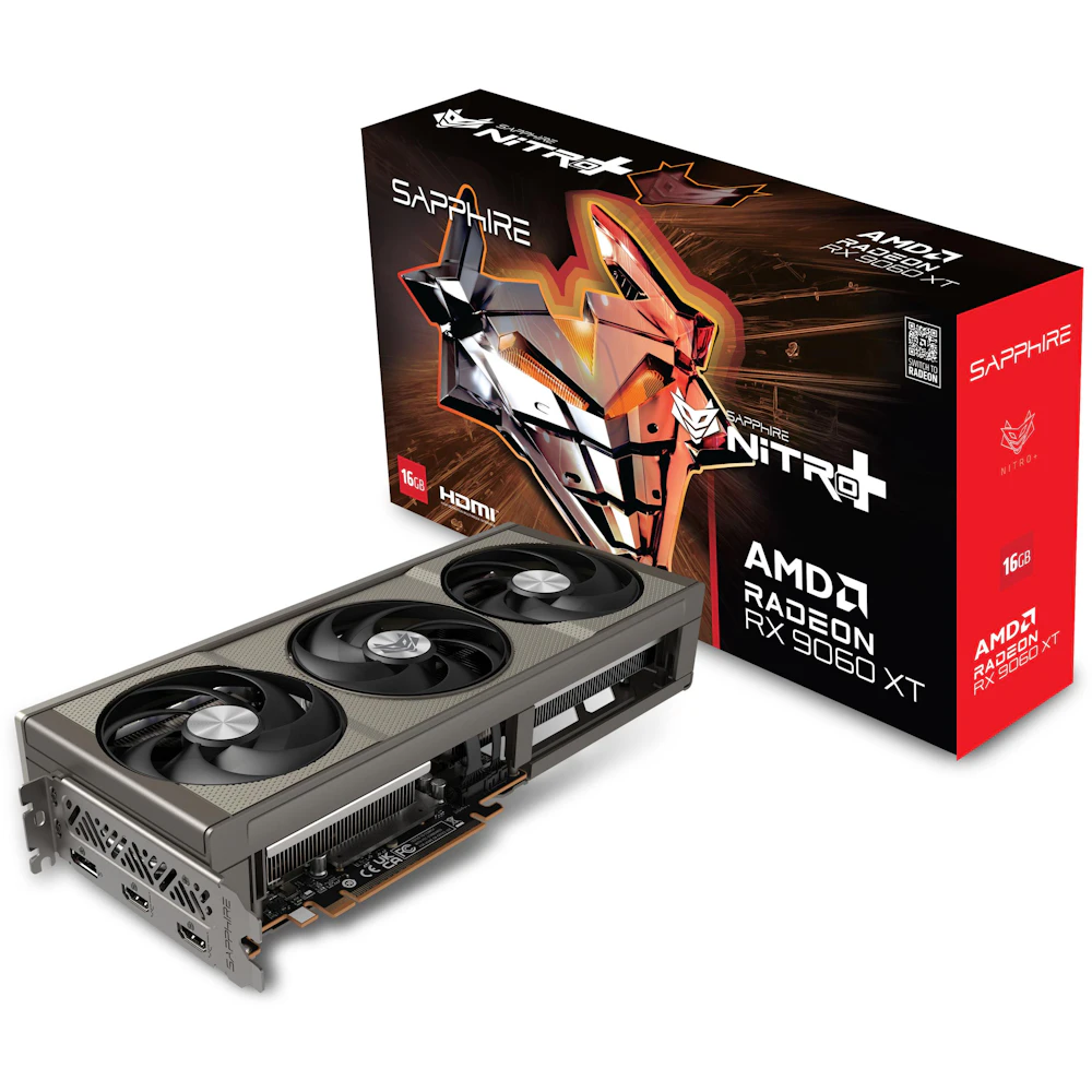 SAPPHIRE NITRO+ Radeon RX 9060 XT 16GB GDDR6