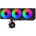 A product image of Lian Li Hydroshift II LCD-C 360CL - 360mm RGB AIO Liquid CPU Cooler (Black)