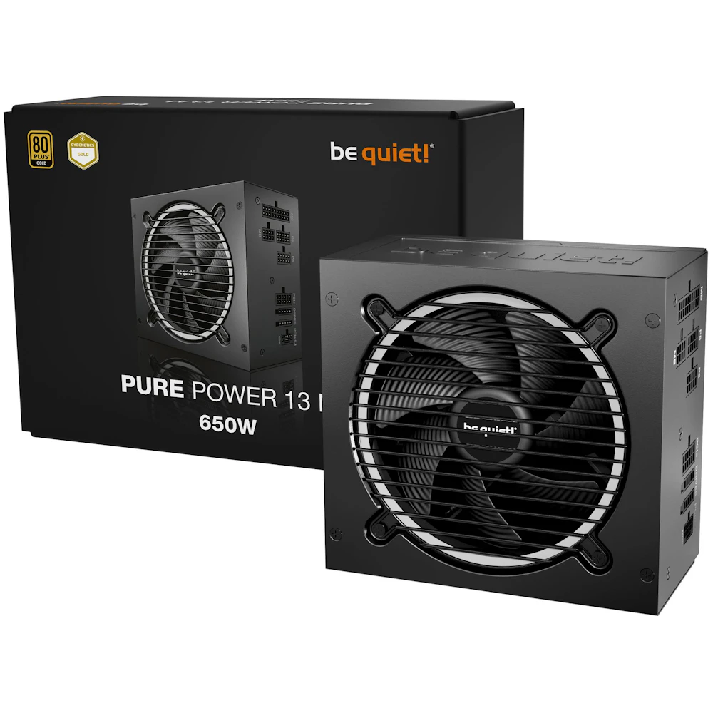 be quiet! PURE POWER 13 M 650W Gold PCIe 5.1 ATX 3.1 Modular PSU