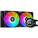 A product image of ID-COOLING SL240 XE Space LCD 240mm ARGB AIO Liquid CPU Cooler (Black)