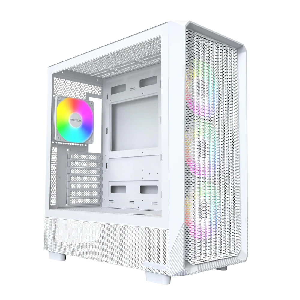 Montech X5 Mid Tower Case (White)