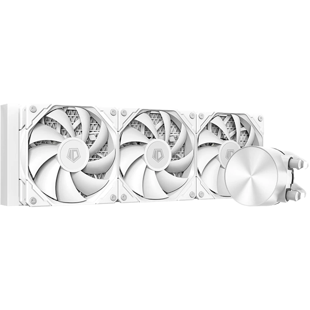 A large main feature product image of ID-COOLING FX360 PRO 360mm AIO Liquid CPU Cooler (White)