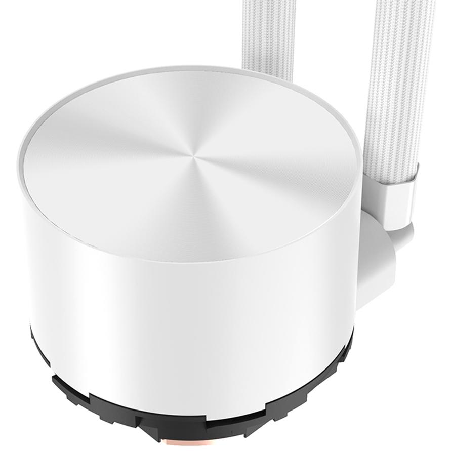 A large main feature product image of ID-COOLING FX360 PRO 360mm AIO Liquid CPU Cooler (White)