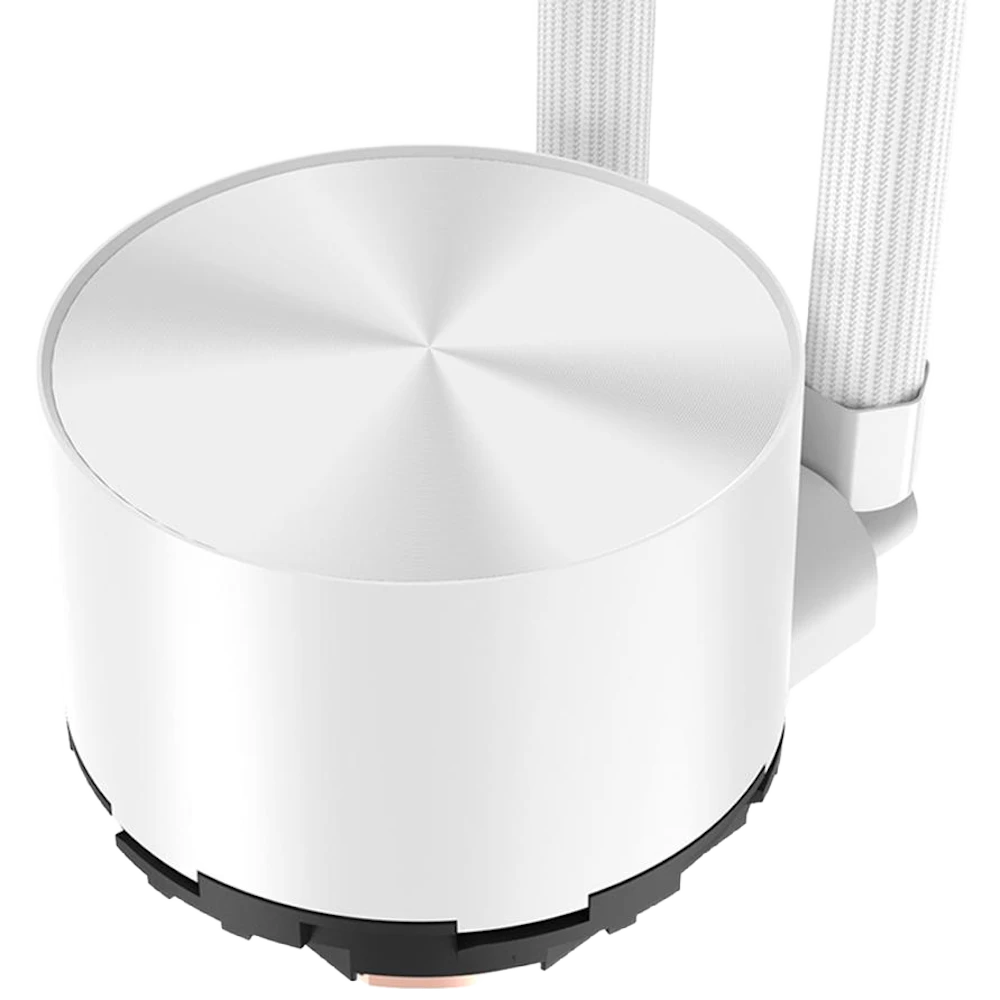 A large main feature product image of ID-COOLING FX360 PRO 360mm AIO Liquid CPU Cooler (White)