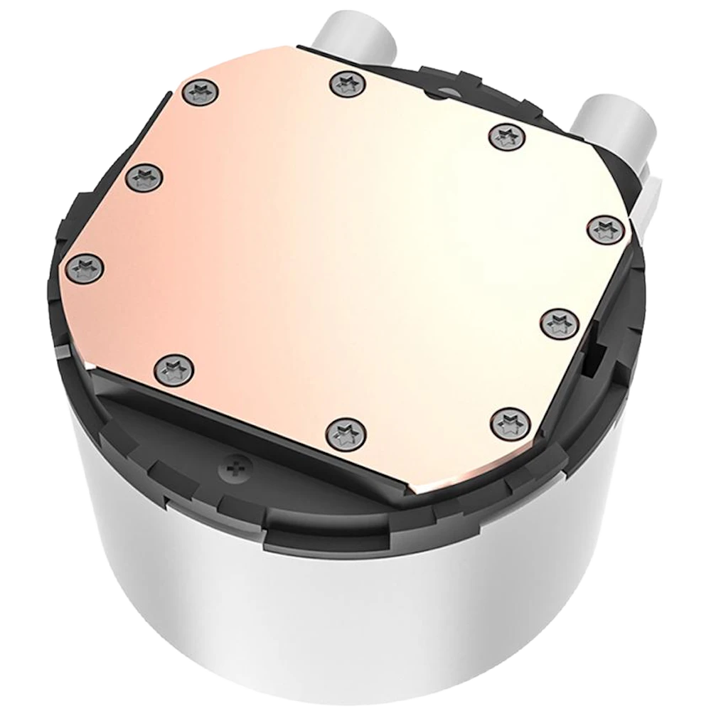 A large main feature product image of ID-COOLING FX360 PRO 360mm AIO Liquid CPU Cooler (White)