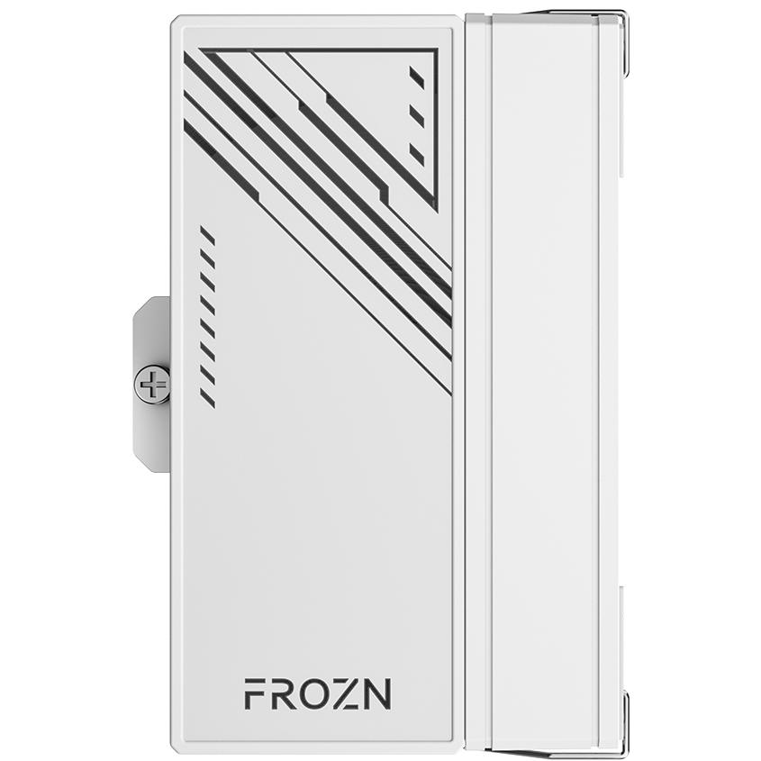 A large main feature product image of ID-COOLING FROZN A410 SE CPU Cooler (White)