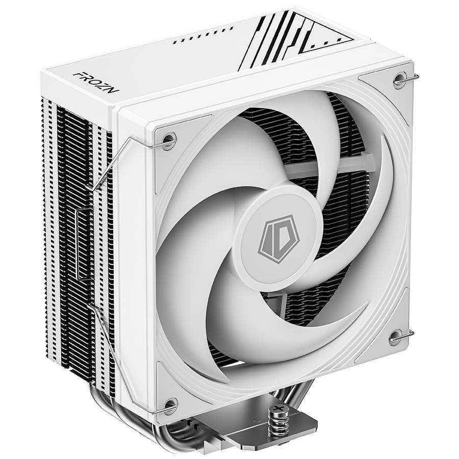 A large main feature product image of ID-COOLING FROZN A410 SE CPU Cooler (White)