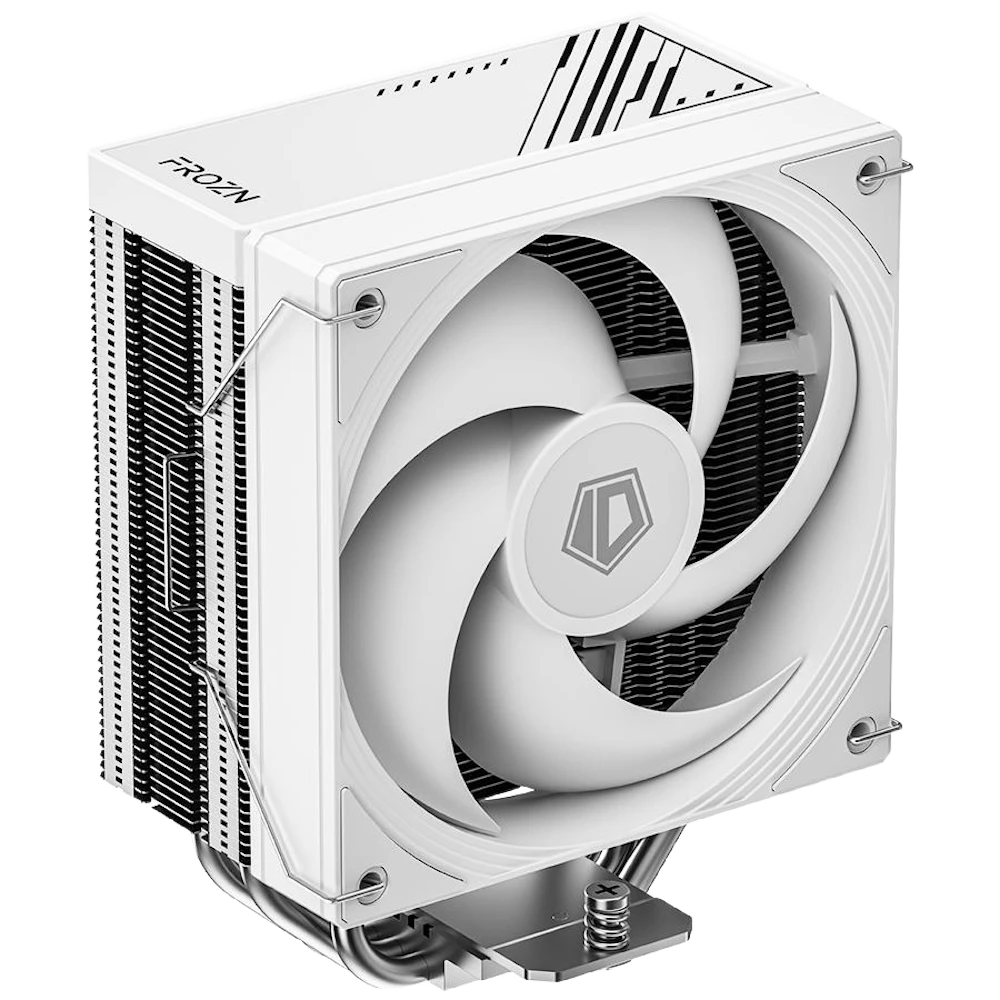 A large main feature product image of ID-COOLING FROZN A410 SE CPU Cooler (White)