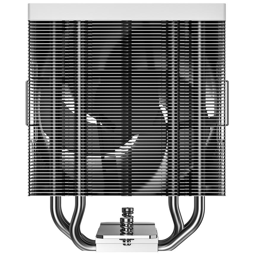 A large main feature product image of ID-COOLING FROZN A410 SE CPU Cooler (White)