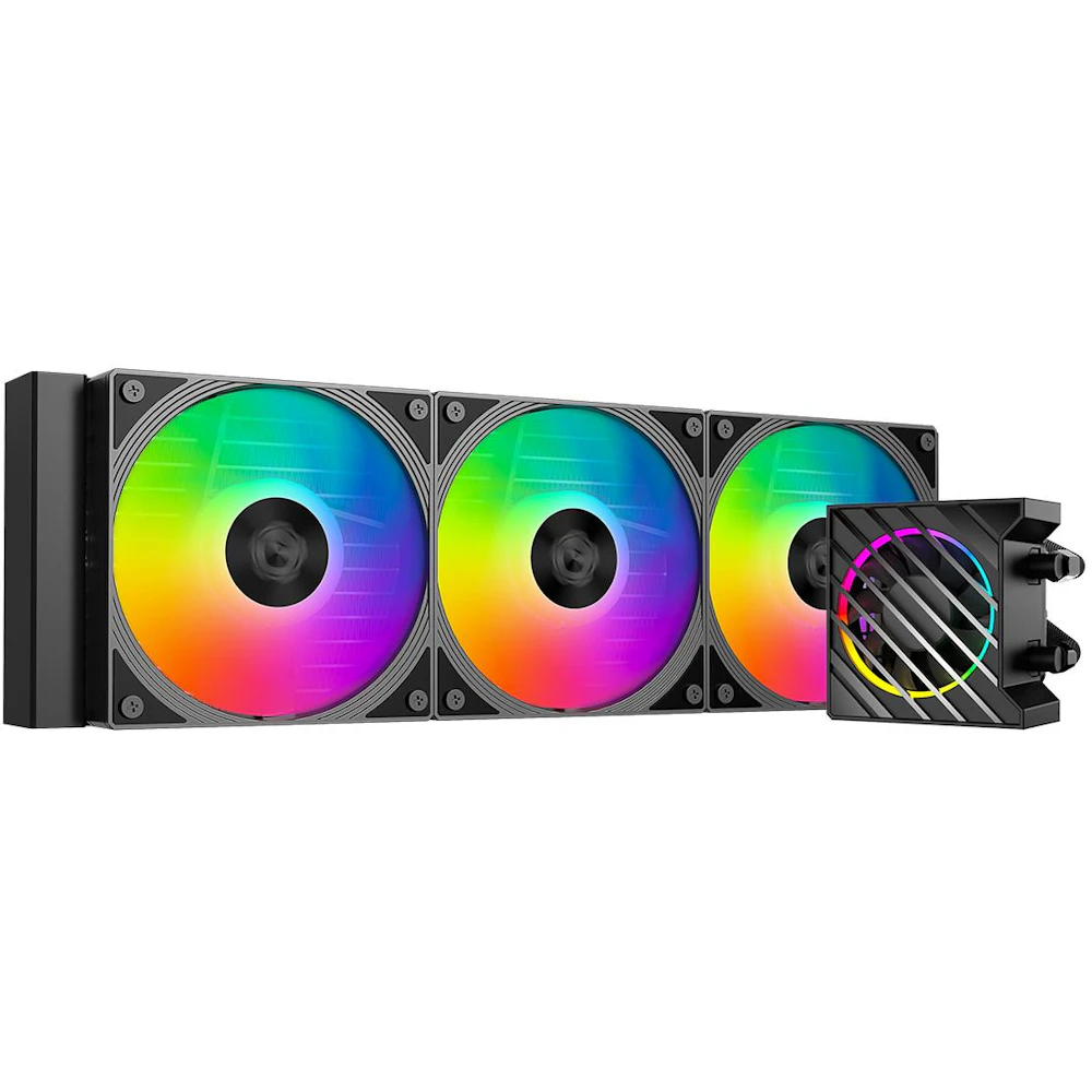 ID-COOLING DashFlow 360 XT PRO 360mm ARGB AIO Liquid CPU Cooler (Black)