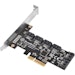 A product image of SilverStone ECS06 6-Port SATA 3 PCIe Expansion Card