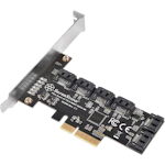 A small tile product image of SilverStone ECS06 6-Port SATA 3 PCIe Expansion Card