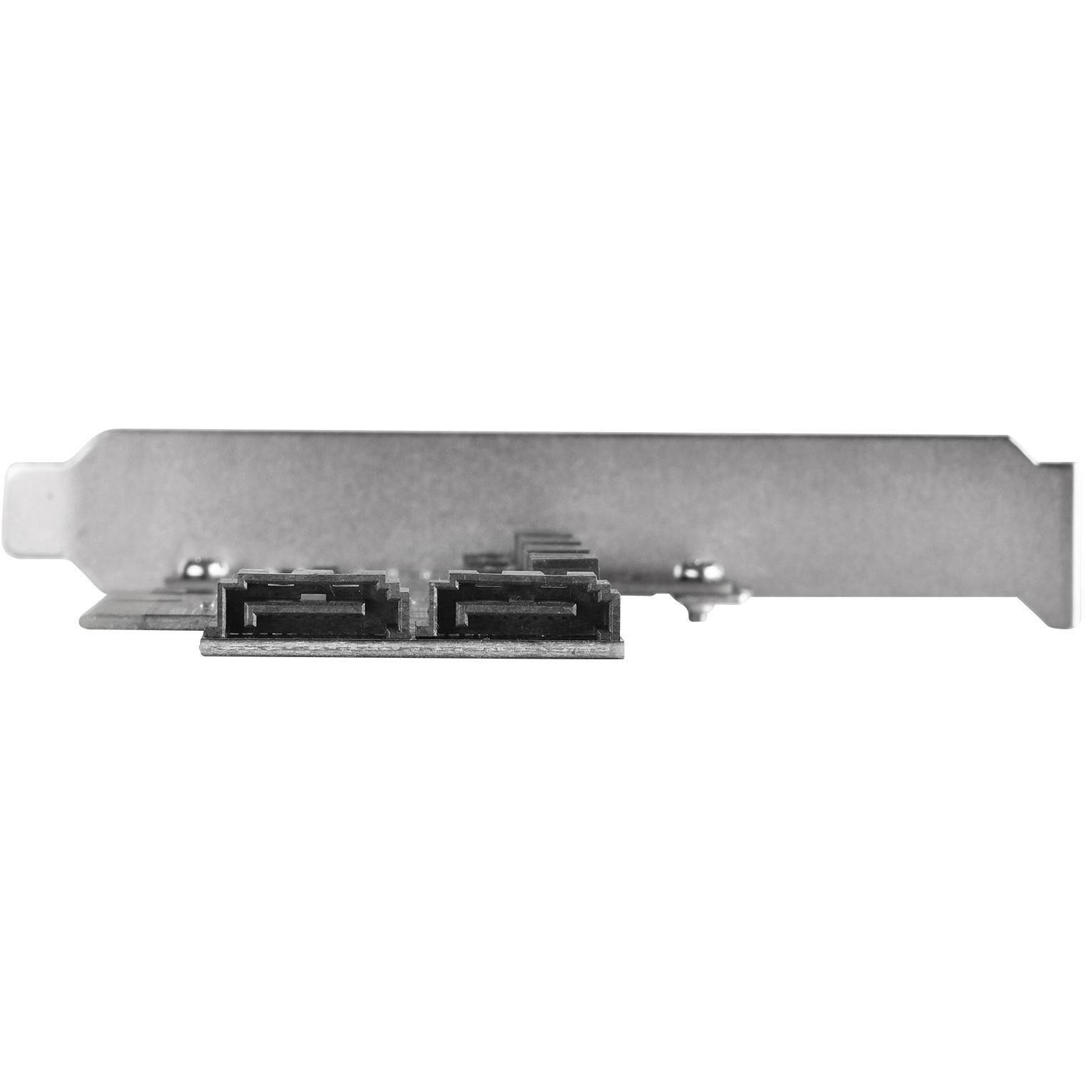 A large main feature product image of SilverStone ECS06 6-Port SATA 3 PCIe Expansion Card