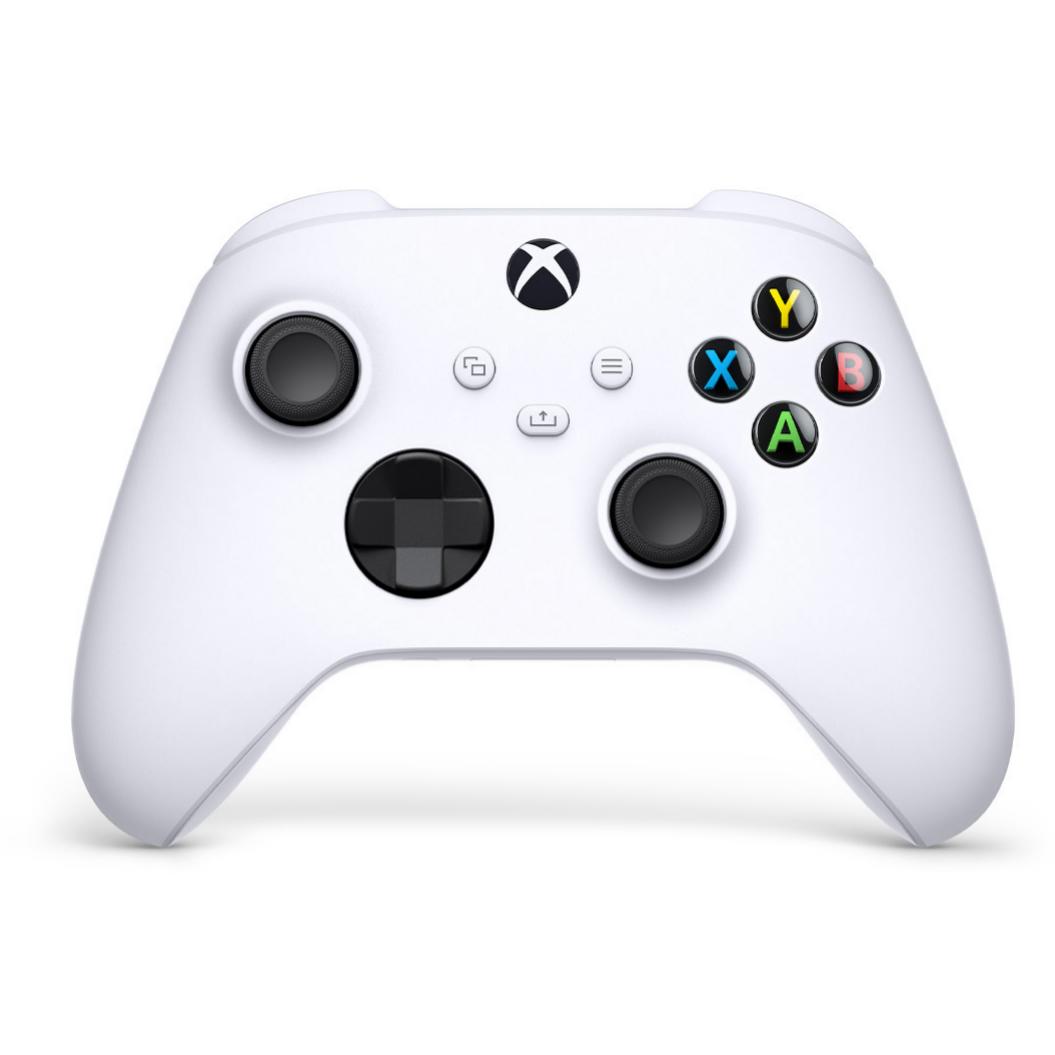 A large main feature product image of XBOX Wireless Controller - Robot White