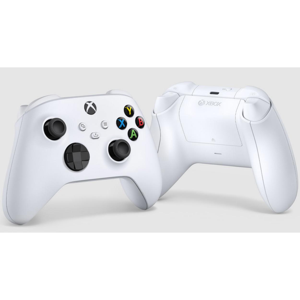 A large main feature product image of XBOX Wireless Controller - Robot White