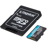 A small tile product image of Kingston Canvas Go! Plus microSDXC U3 V30 A2 UHS-I microSD Card - 512GB