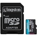 A product image of Kingston Canvas Go! Plus 512GB microSDXC U3 V30 A2 UHS-I microSD Card