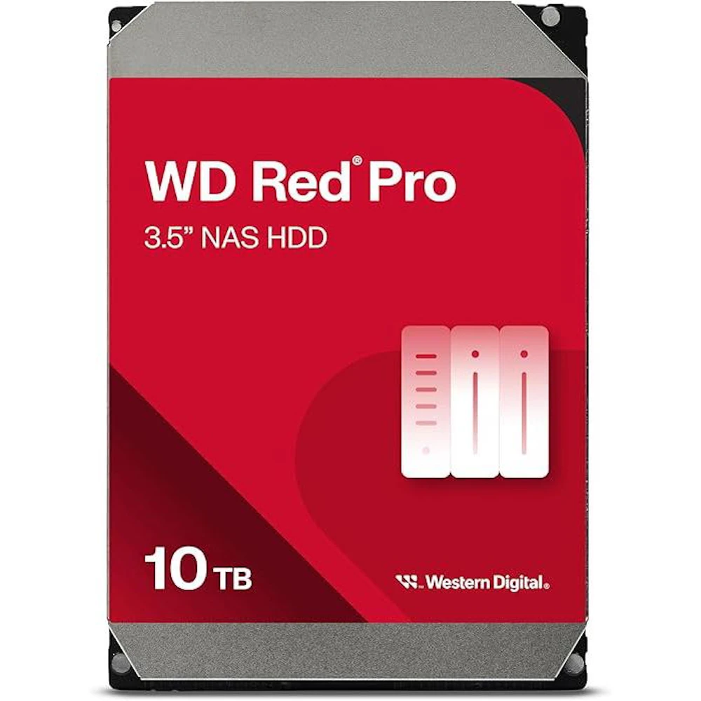 WD Red Pro 3.5" NAS HDD - 10TB 512MB