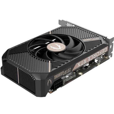 A large main feature product image of ZOTAC Gaming GeForce RTX 5060 Solo 8GB GDDR7