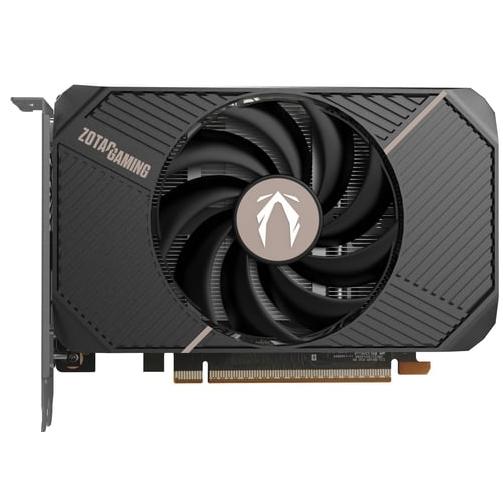 A large main feature product image of ZOTAC Gaming GeForce RTX 5060 Solo 8GB GDDR7