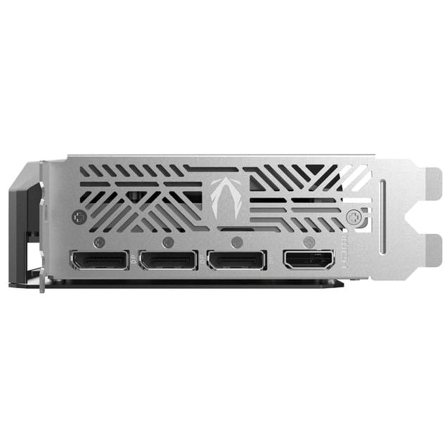 A large main feature product image of ZOTAC Gaming GeForce RTX 5060 AMP 8GB GDDR7