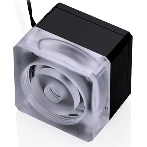 A large main feature product image of Bykski PWM DDC Pump w/ Acrylic Top