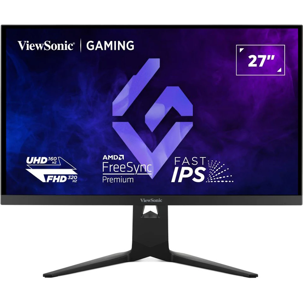 ViewSonic XG275D1-4K - 27" 4K 2160p 160Hz / 1080p 320Hz Dual-Mode 0.5ms Fast IPS Gaming Monitor