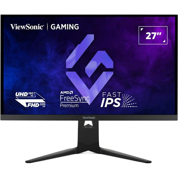 ViewSonic XG275D1-4K - 27" 4K 2160p 160Hz / 1080p 320Hz Dual-Mode 0.5ms Fast IPS Gaming Monitor