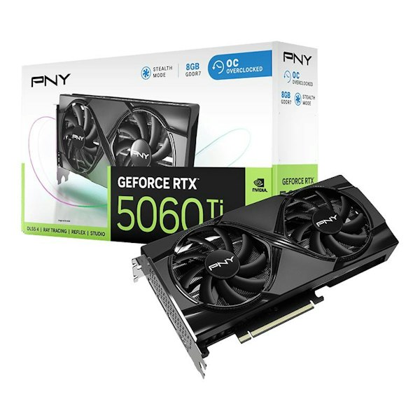 PNY GeForce RTX 5060 Ti Dual Fan OC 8GB GDDR7