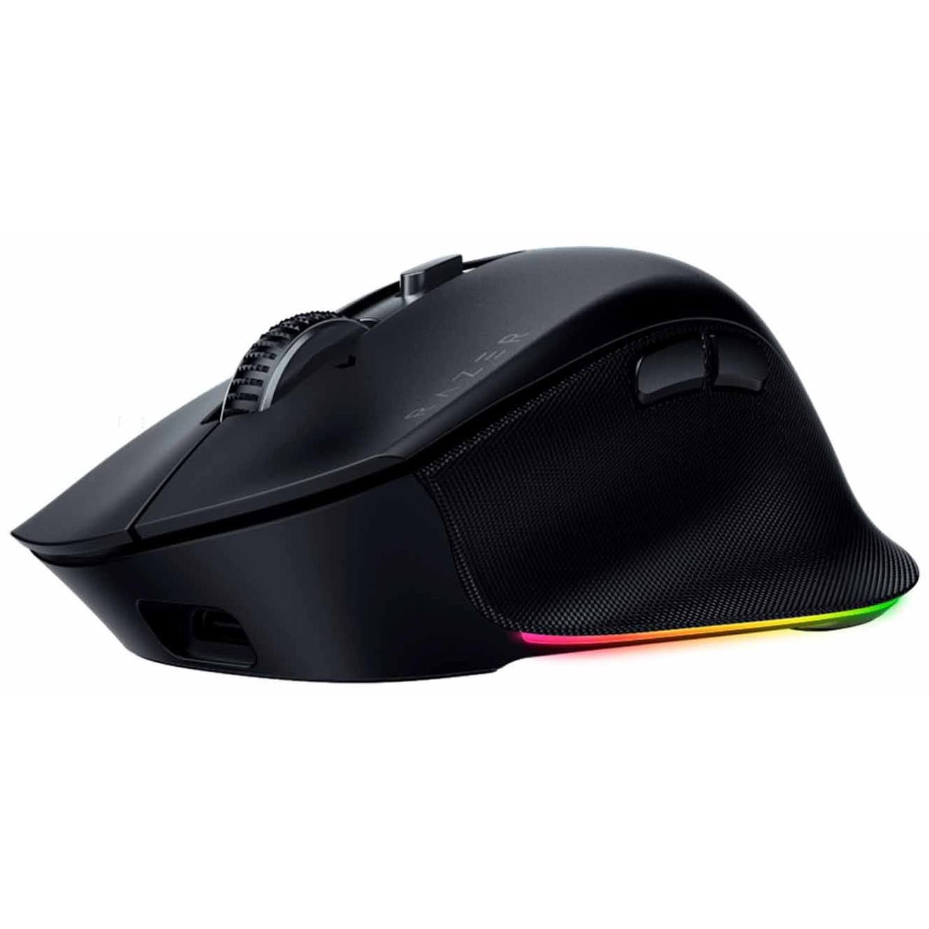 A large main feature product image of Razer Pro Click V2 - Ergonomic Wireless Mouse (Black)