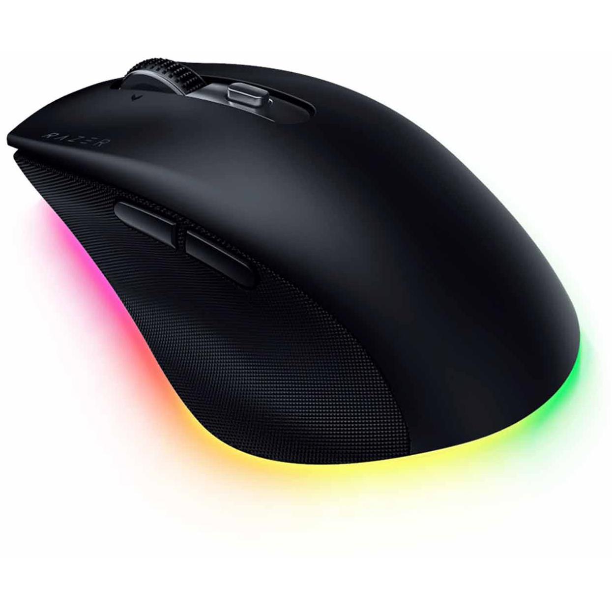 A large main feature product image of Razer Pro Click V2 - Ergonomic Wireless Mouse (Black)