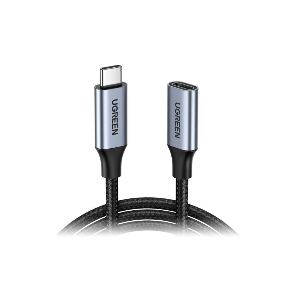 A large main feature product image of UGREEN USB 3.2 Gen 2 Type-C Extension Cable (1m)