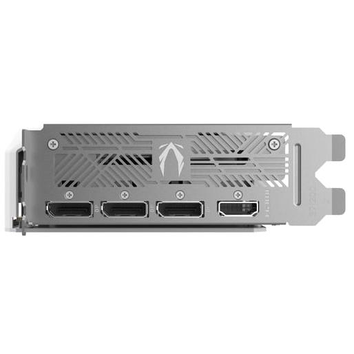 A large main feature product image of ZOTAC GAMING GeForce RTX 5070 AMP 12GB GDDR7 - White