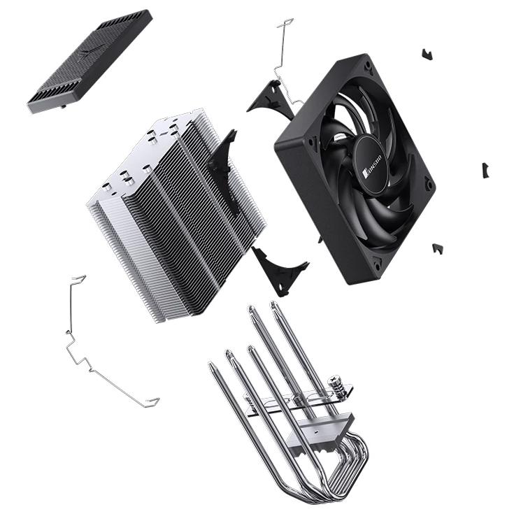 A large main feature product image of Jonsbo CR-1000 EVO CPU Cooler
