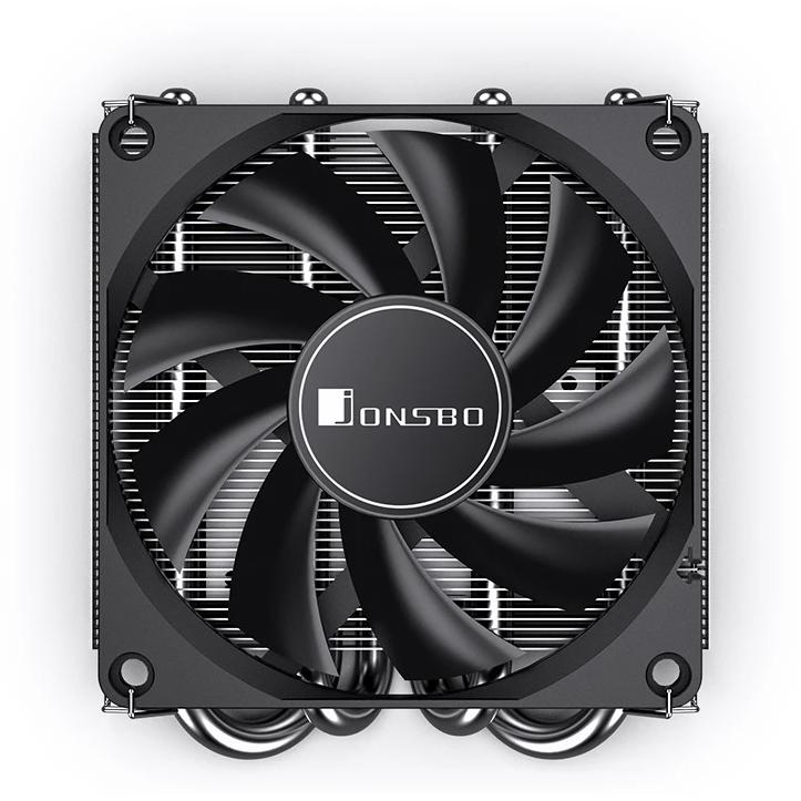A large main feature product image of Jonsbo HP-400S Low Profile CPU Cooler (Black)