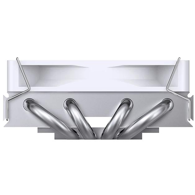 A large main feature product image of Jonsbo HP-400S Low Profile CPU Cooler (White)