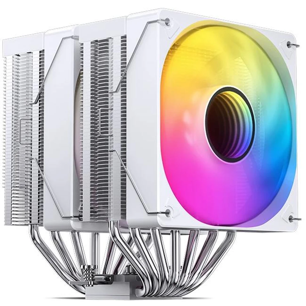 Jonsbo CR-3000 ARGB Dual-Tower CPU Cooler (White)