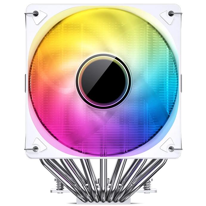 A large main feature product image of Jonsbo CR-3000 ARGB Dual-Tower CPU Cooler (White)