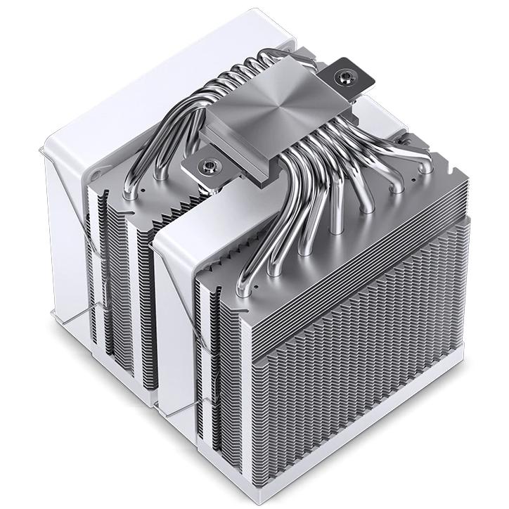 A large main feature product image of Jonsbo CR-3000 ARGB Dual-Tower CPU Cooler (White)