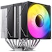 A product image of Jonsbo CR-3000 ARGB Dual-Tower CPU Cooler (Black)