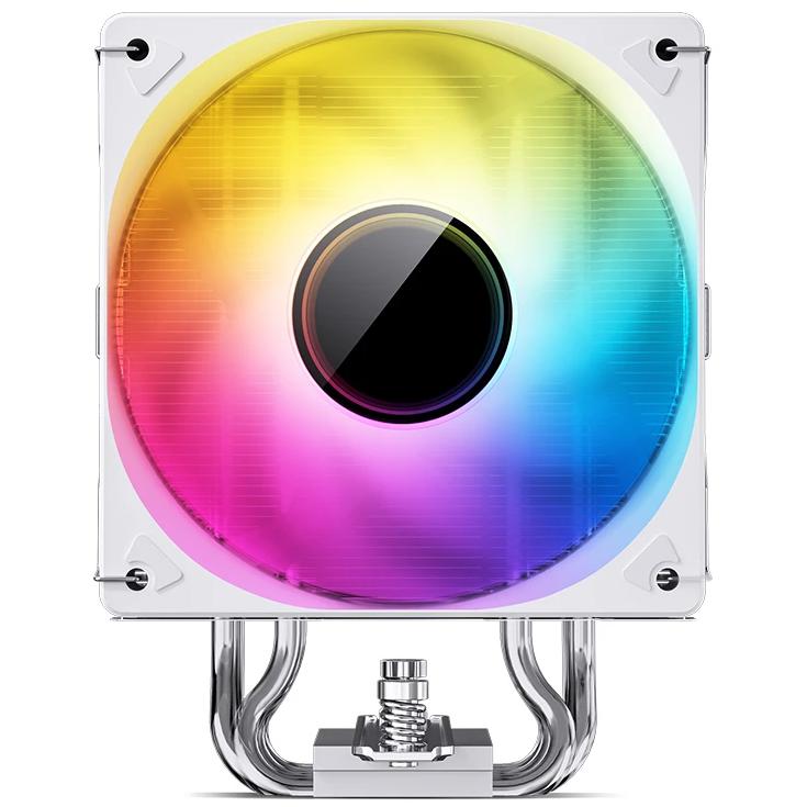 A large main feature product image of Jonsbo CR-1000 V2 PRO ARGB CPU Cooler (White)