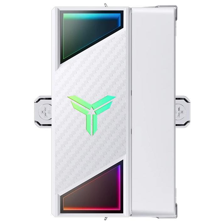 A large main feature product image of Jonsbo CR-1000 V2 PRO ARGB CPU Cooler (White)