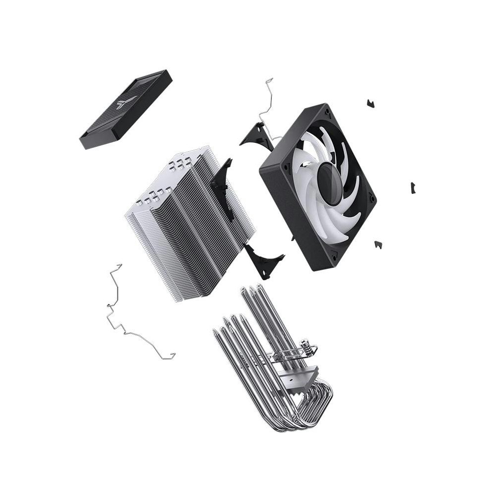 A large main feature product image of Jonsbo CR-1000 V2 PRO ARGB CPU Cooler (Black)